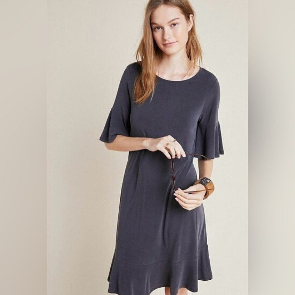 Anthropologie Averil Tee Dress Silky Soft Size small